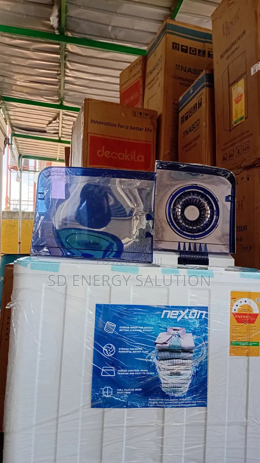 Nexon 12KG Washing Machine – Low Noise Powerful Washing