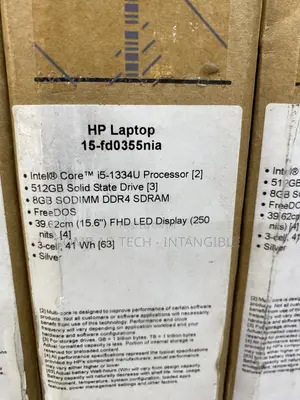 New Laptop HP 15 8GB Intel Core i5 SSD 512GB