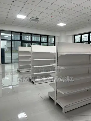 Double-Sided Gondola Shelf Center Gondola, Supermarket Rack,