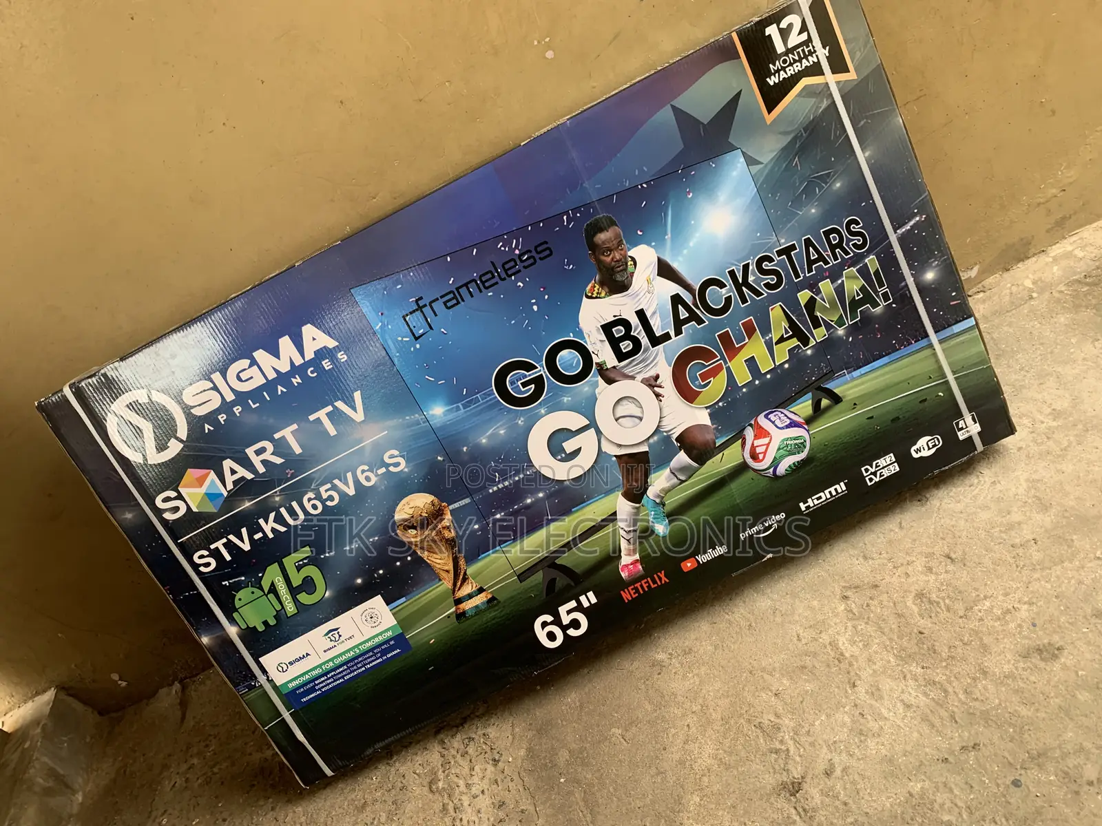 Exclusive Sigma 65 Inches TV