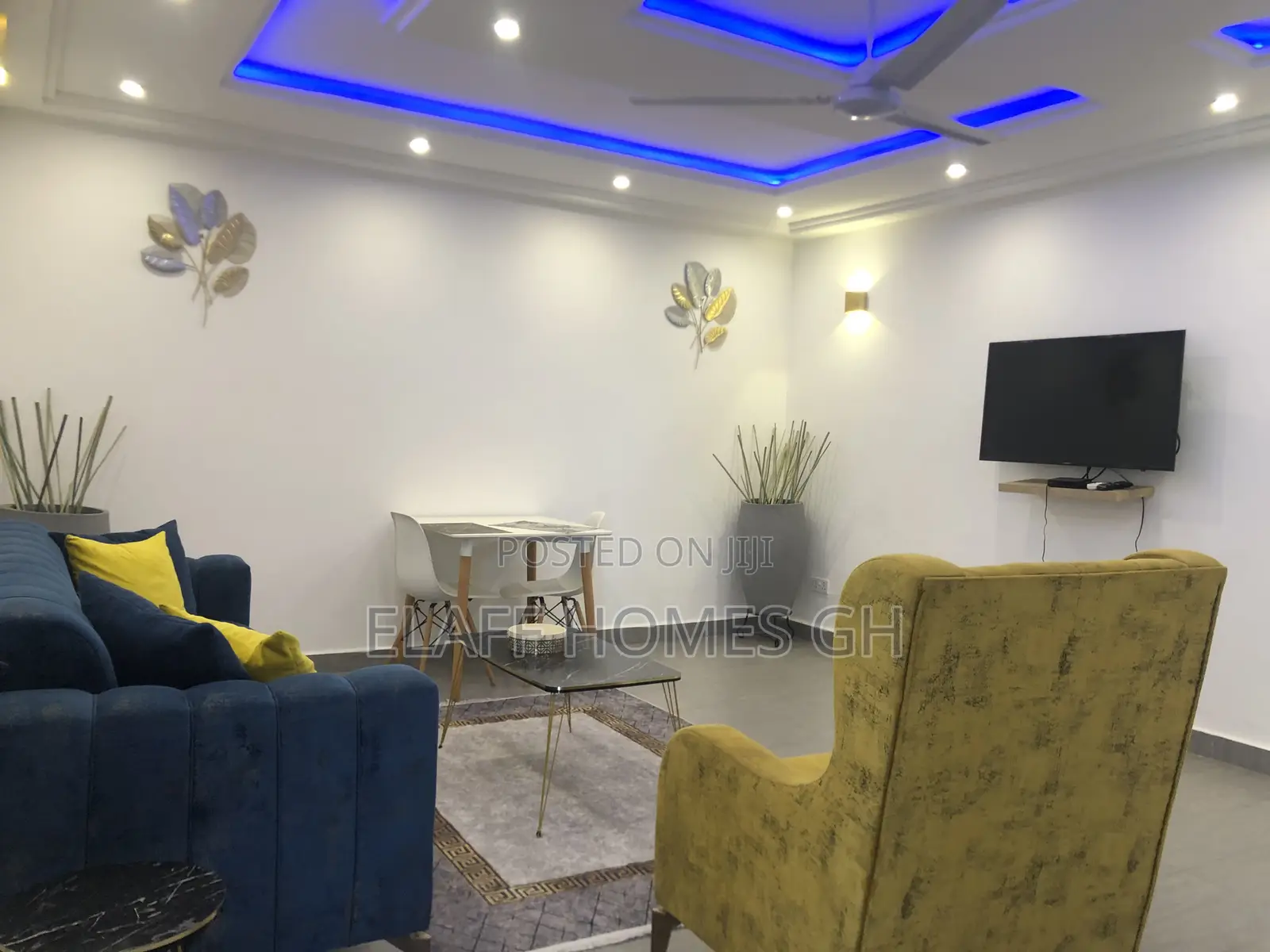 Furnished 1bdrm Apartment in Elaffhomesgh, American House for rent