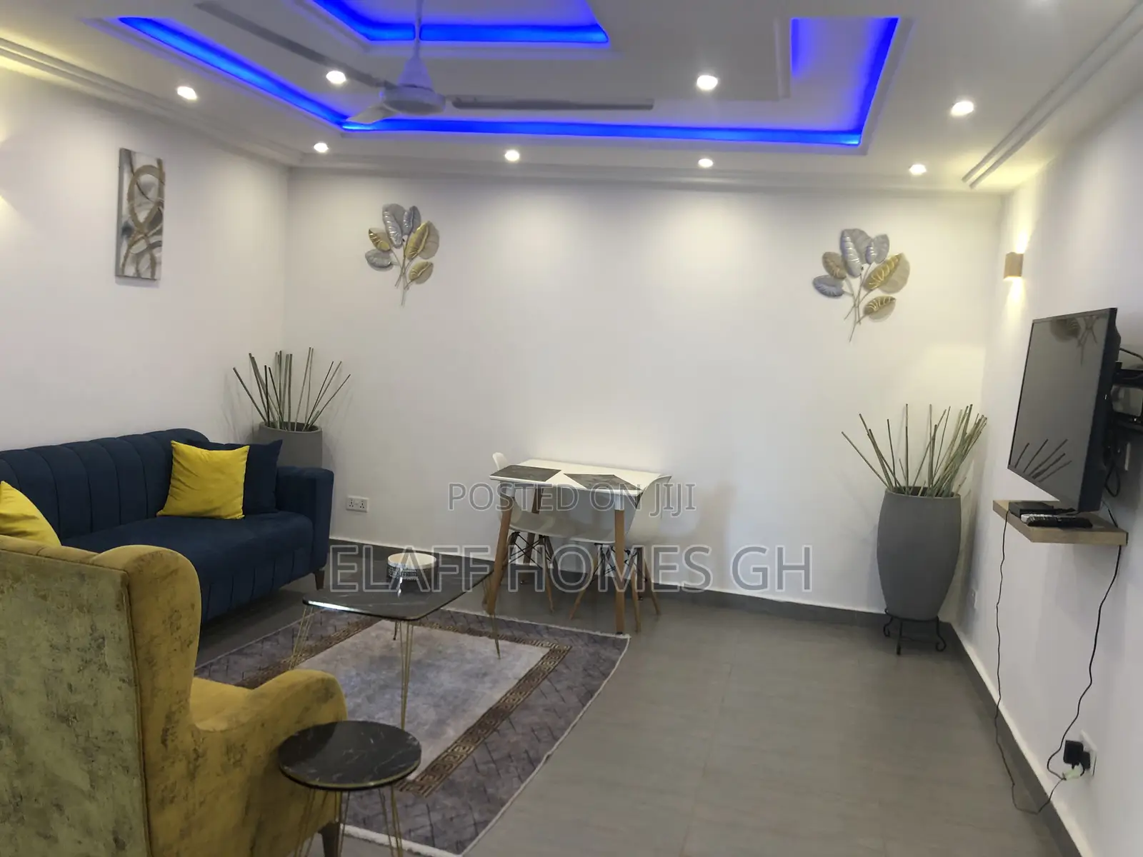Furnished 1bdrm Apartment in Elaffhomesgh, American House for rent