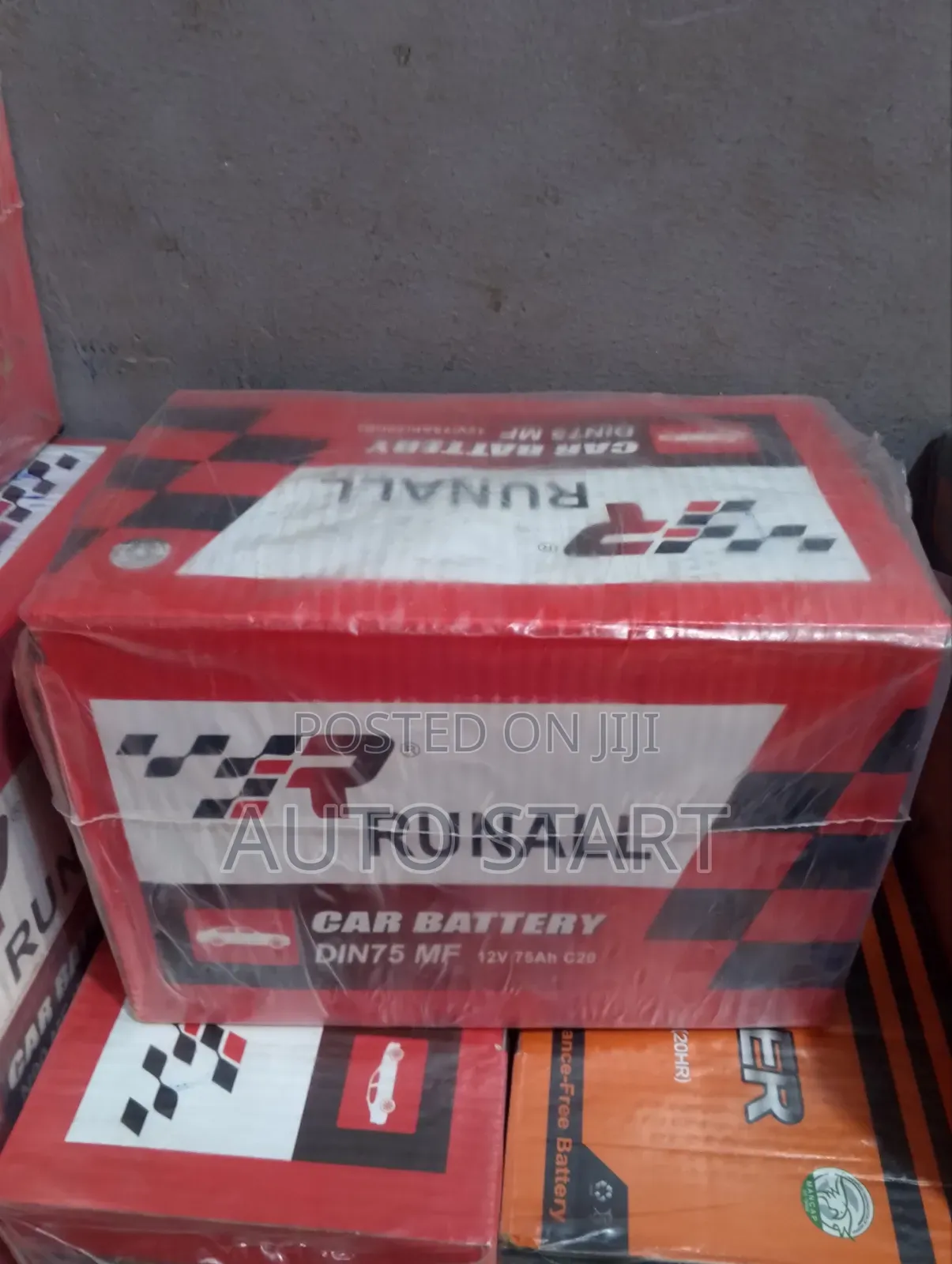 Car Battery 15 Plate /75ah RUNALL