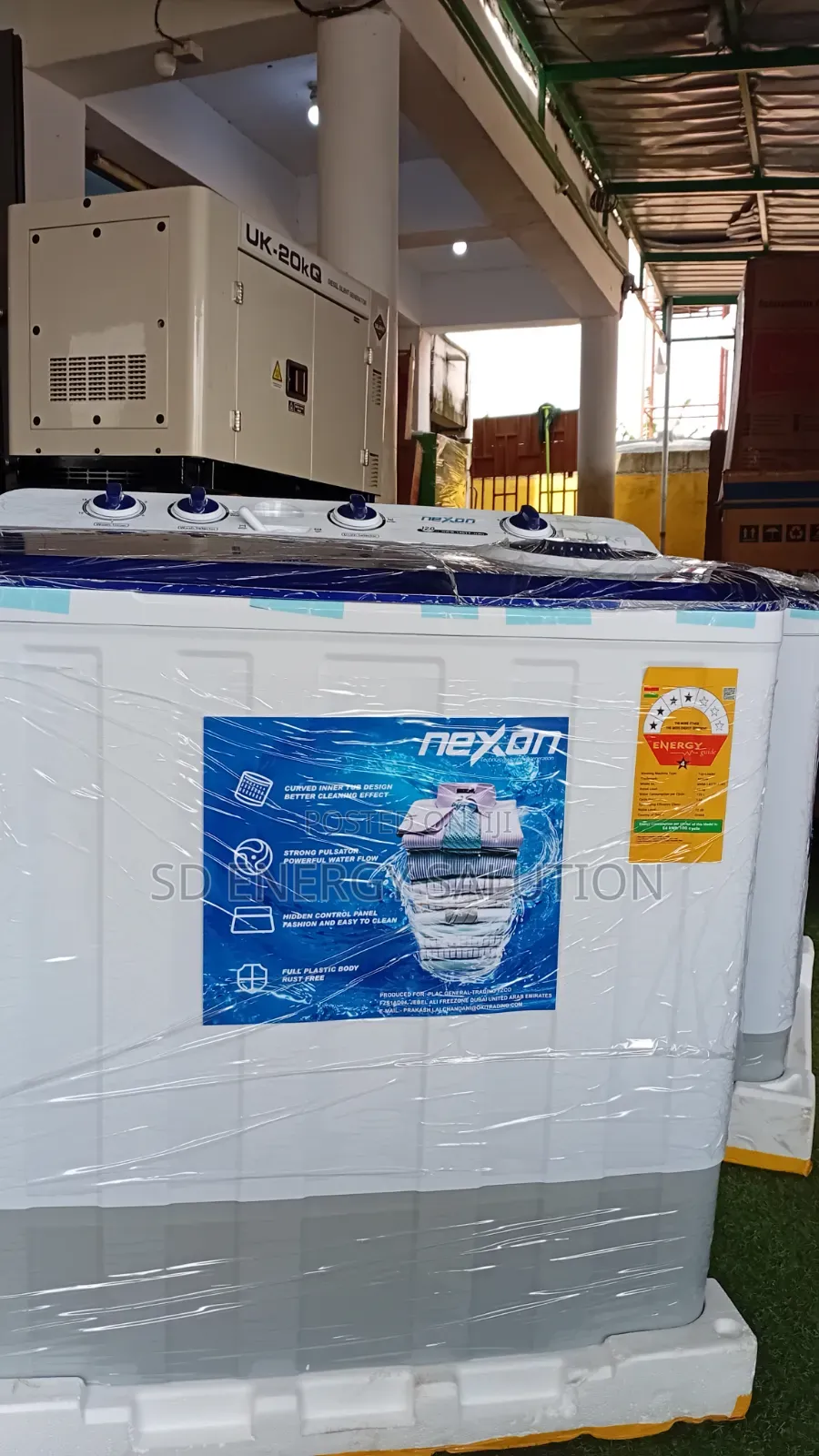 Nexon 12KG Twin Tub Washer – Wash More, Save Time