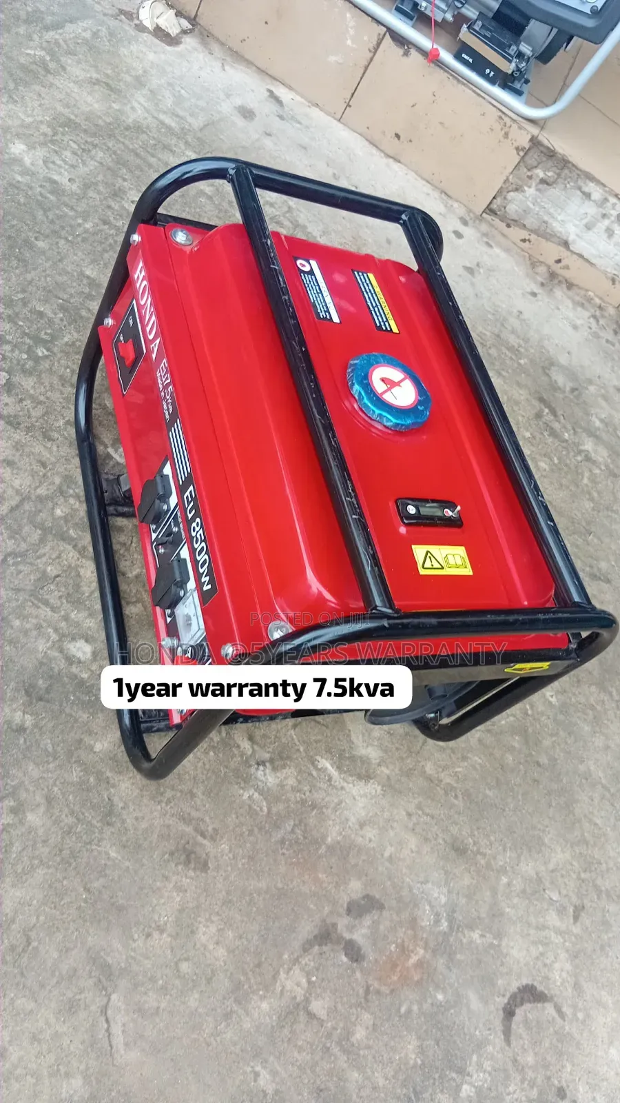 Top Quality Honda 7.5kVA Petrol Generator – Strong Engine 7.5kva