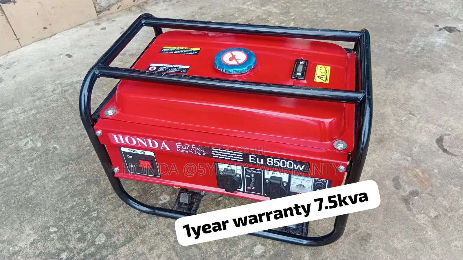 Strong Efficent Honda 7.5kVA Petrol Generator–Premium Quality 7.5kva