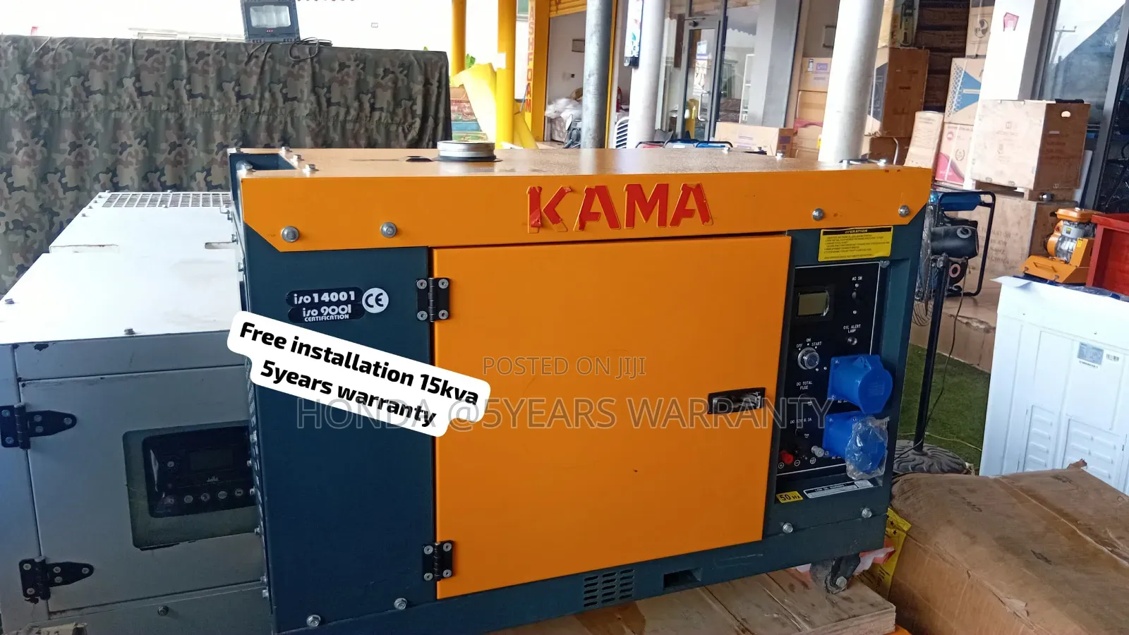 Premium KAMA Diesel Generator Built for Home, Office Business 15kva