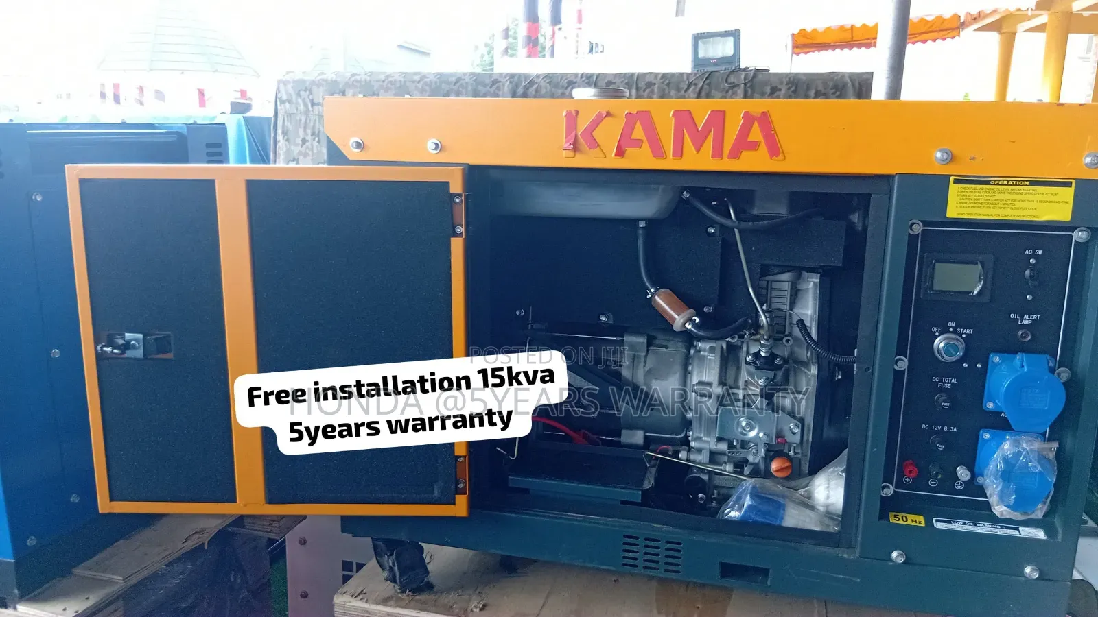 Premium KAMA Diesel Generator Built for Home, Office Business 15kva