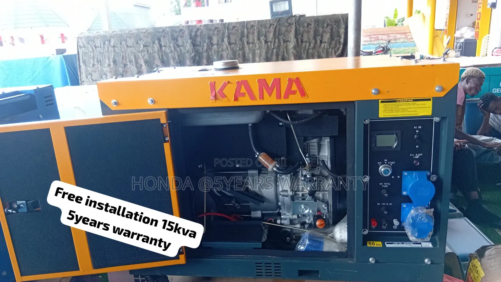 Brand New KAMA Diesel Generator – Massive Power 15kVA