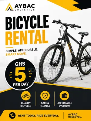 Title: Bicycle Rental – Only GHS 5/Day