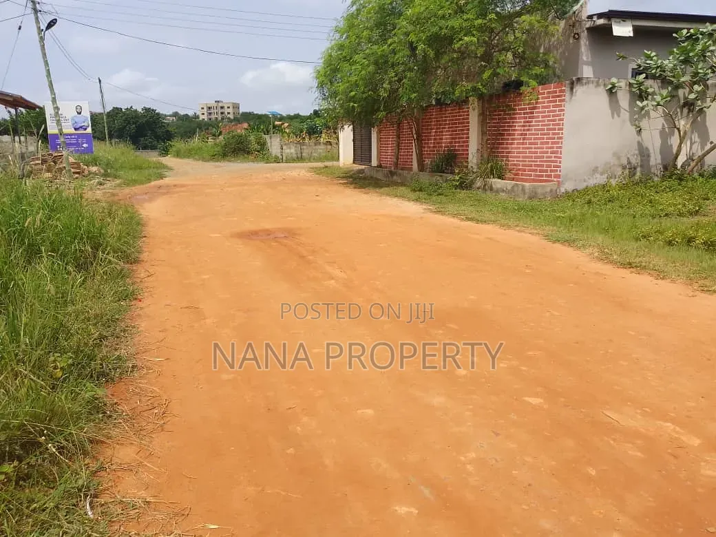 Two Plots of Land for Sale at Oyibi and Is Well Secured With Fence