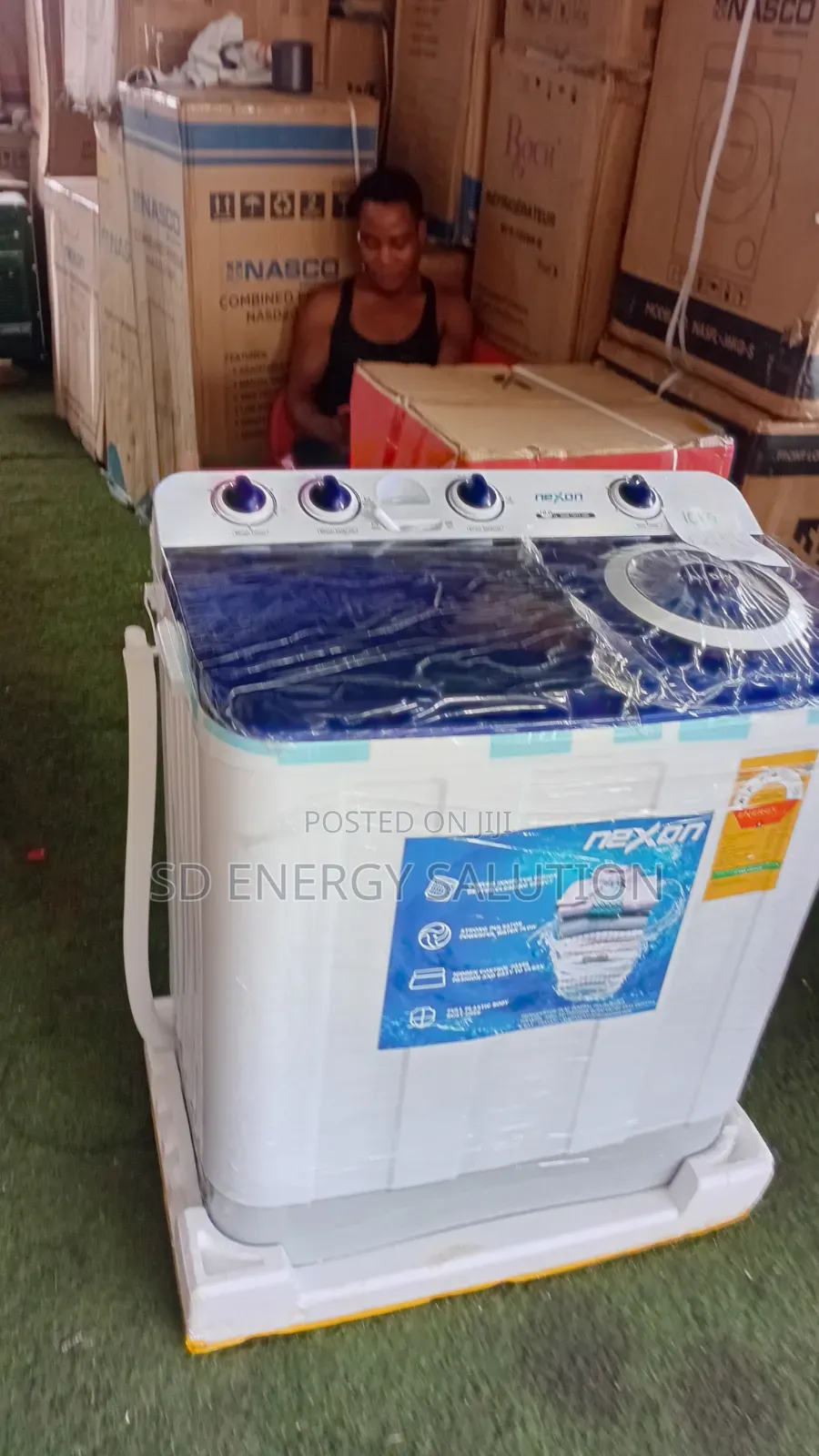 Nexon 10KG Semi-Auto Washing Machine With Air Dry