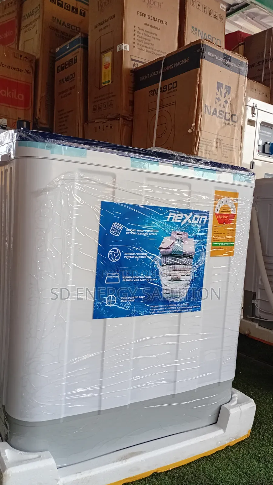 Nexon 10KG Semi-Auto Washing Machine With Air Dry