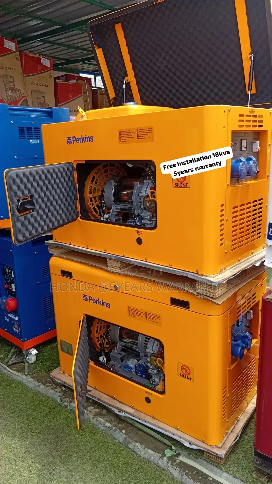 Perkins 18kVA Silent Diesel Generator Available – Installation 18kva