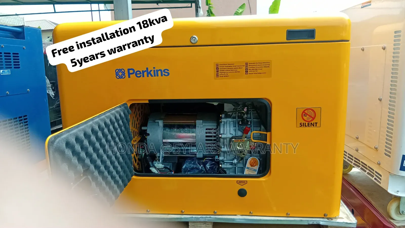 Perkins 18kVA Diesel Generator Available – Fast Delivery 18kva