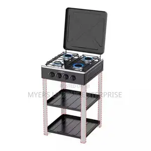 4 Burner Standing Gas Cooker With Storage