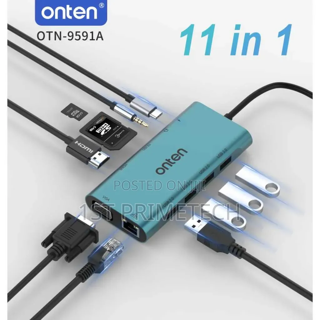 Onten 11-in-1 Type-C Hub (OTN-9591A)