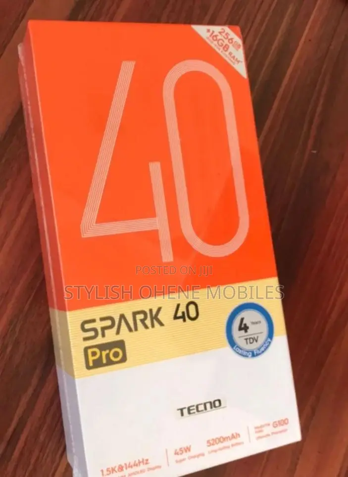 New Tecno Spark 40 Pro+ 256 GB Purple