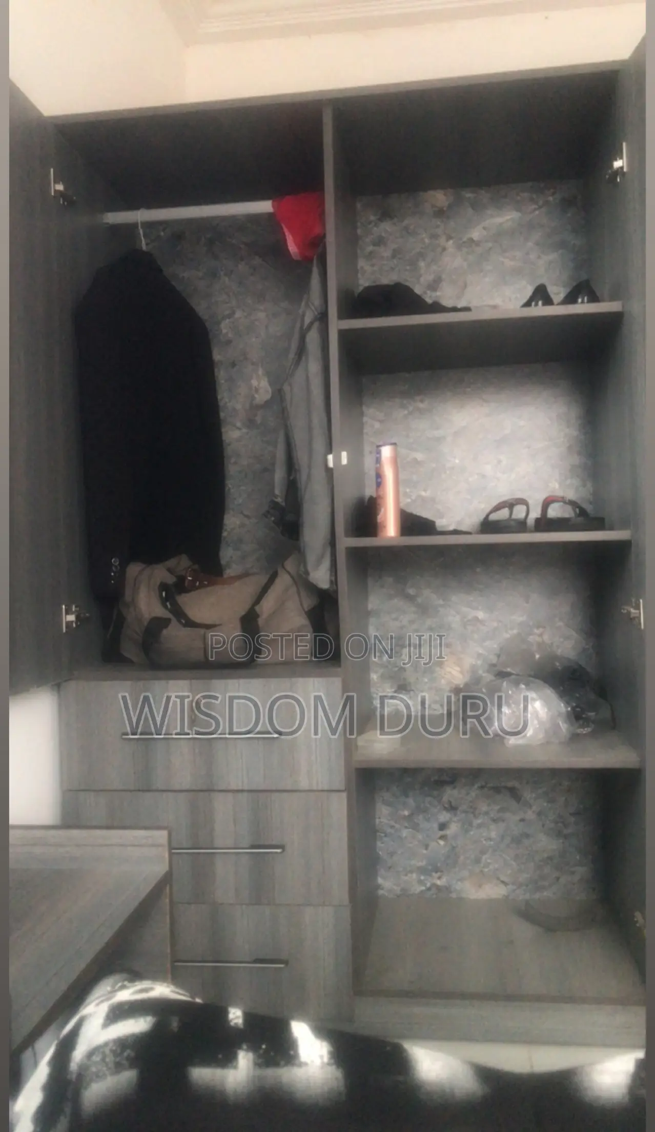 Quality Bed Set, Wardrobe and Standing Mirror