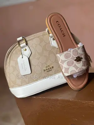 Coach Bag + Slippers _ Ladies Bag + Slippers