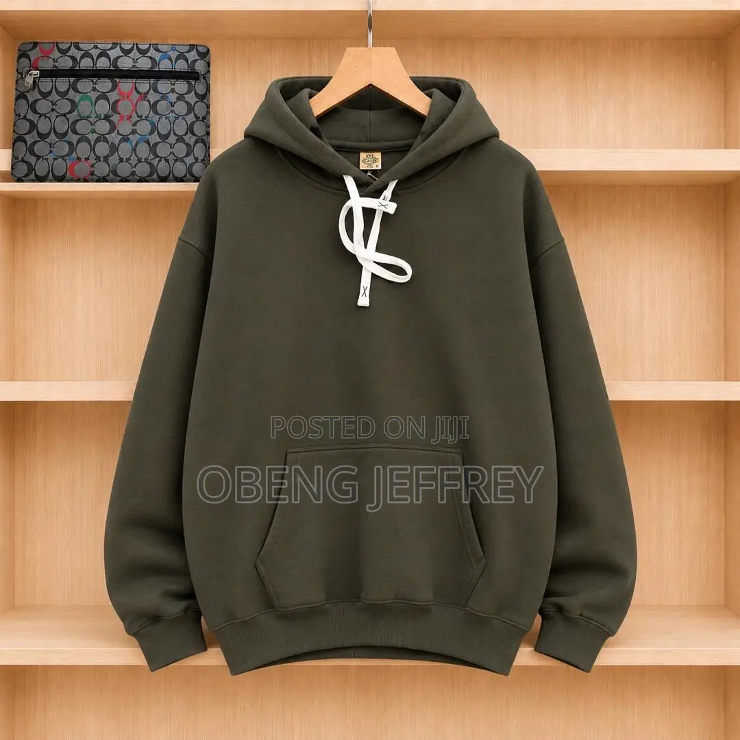 Original Plain Woolen Hoodie in Colours