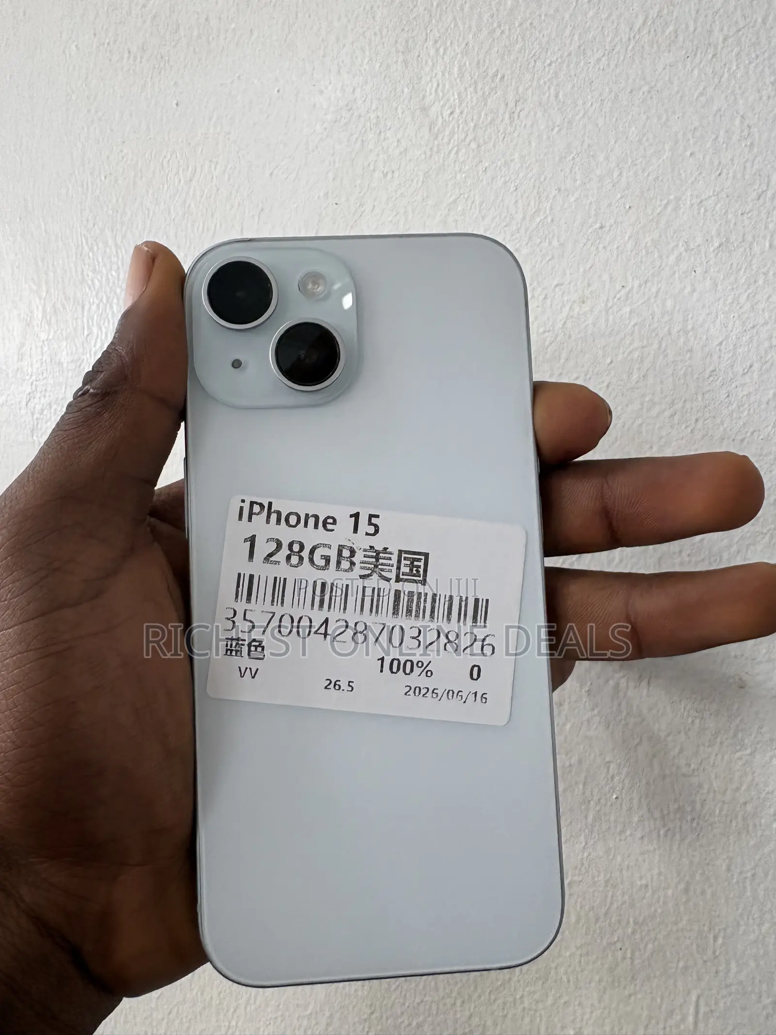 Apple iPhone 15 128 GB White