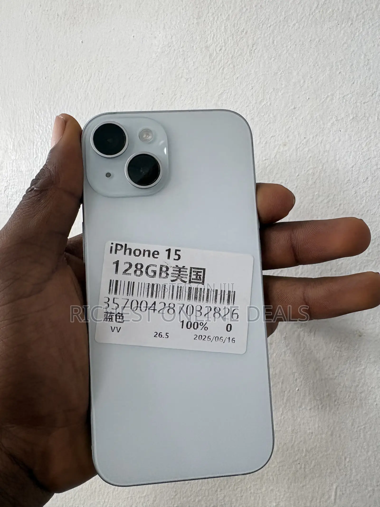Apple iPhone 15 128 GB White