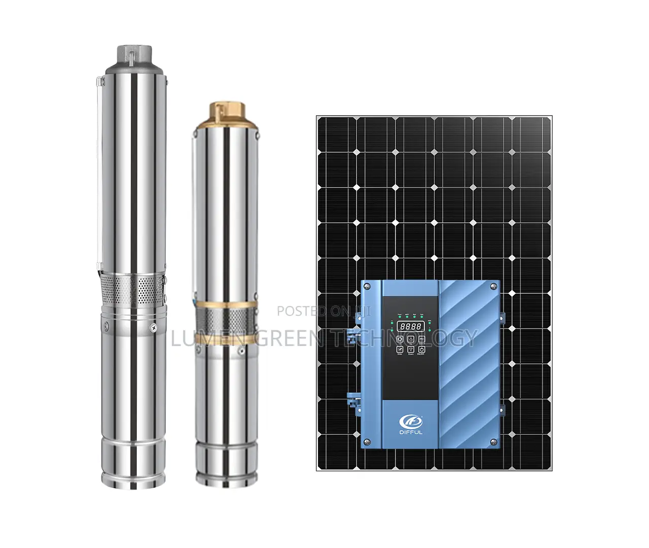280V AC/DC Solar Submersible Pump
