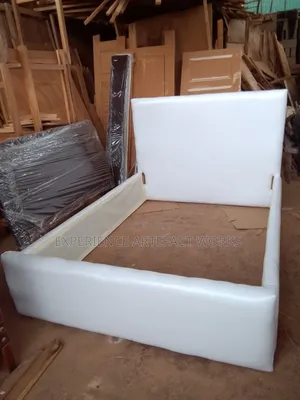 Leather Double Bed