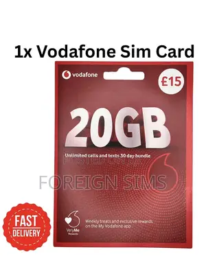 Uk Sim Card With £5 - Available for All Verification and Calls