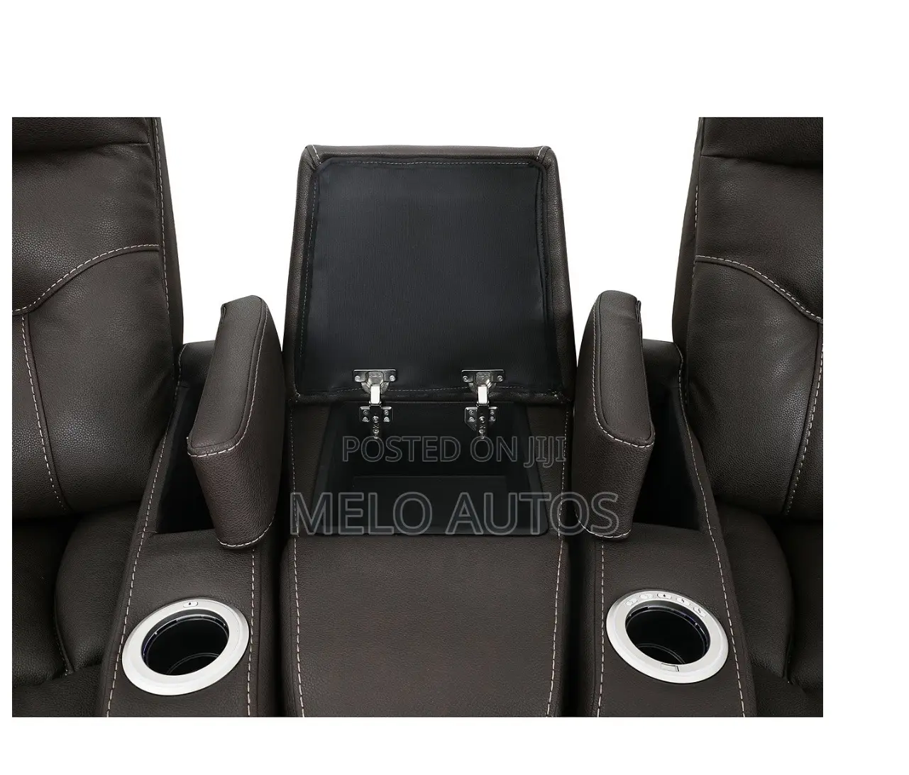 5-PC Leather Theater Electric Recliner Sofa