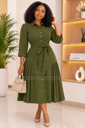 Shirt Midi Dress
