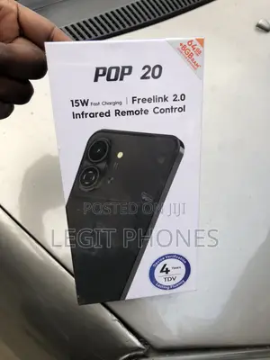 New Tecno Pop 20 128 GB Black