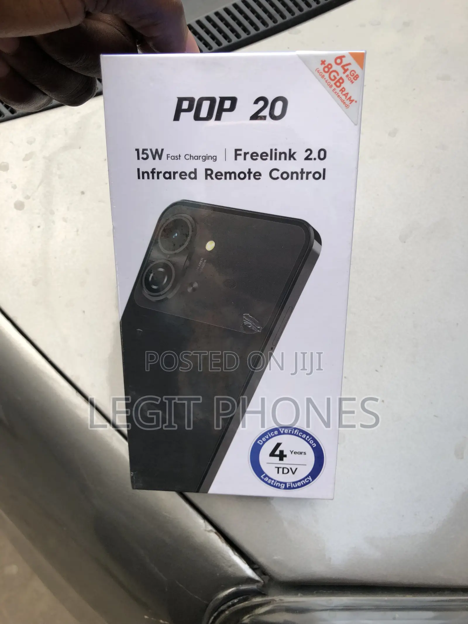 New Tecno Pop 20 128 GB Black
