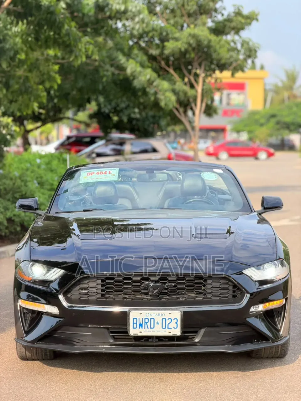 Ford Mustang EcoBoost Premium Convertible 2019 Black