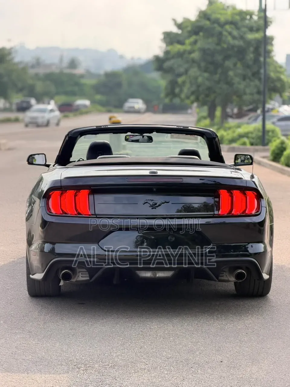 Ford Mustang EcoBoost Premium Convertible 2019 Black