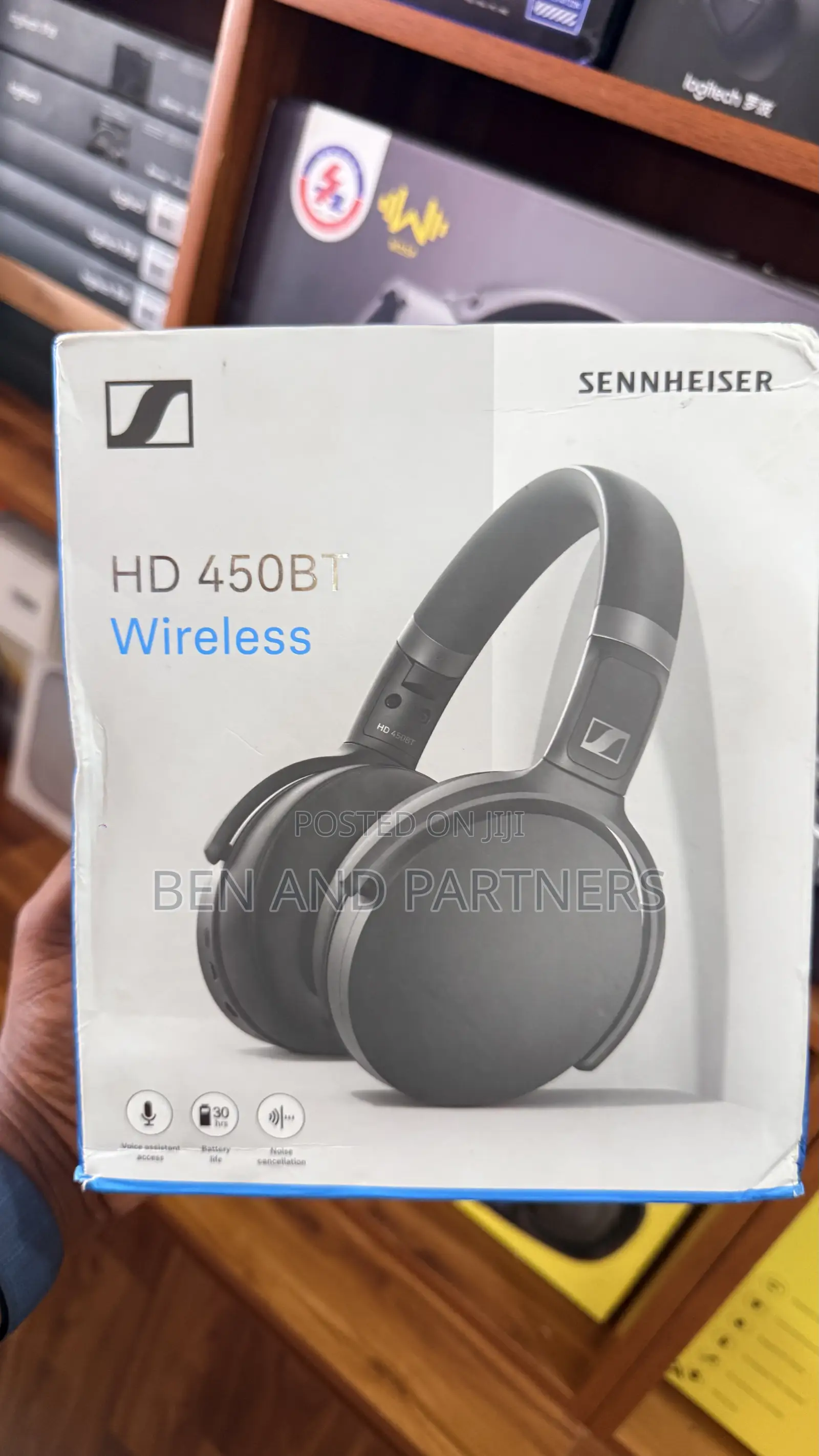 Sennheiser HD 450BT Bluetooth 5.0 Wireless Headphones