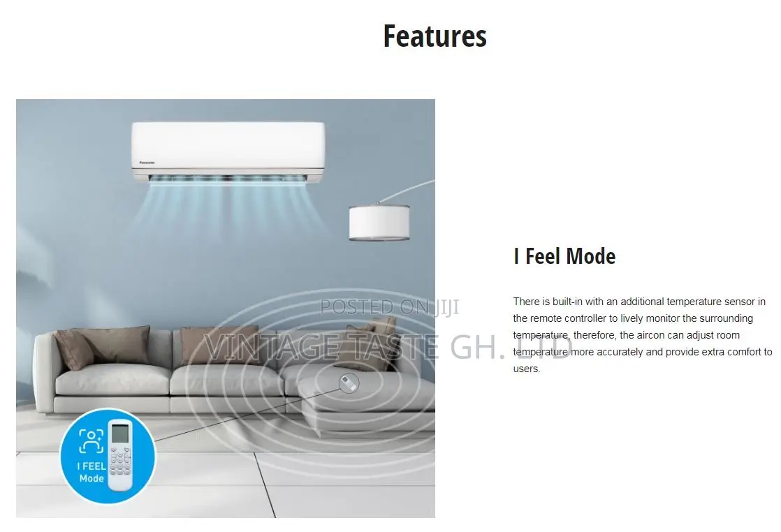 Panasonic 4hp High Wall Air Condition, With T4 Compressor Unit