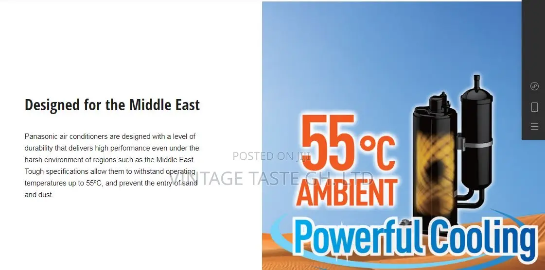 Panasonic 4hp High Wall Air Condition, With T4 Compressor Unit