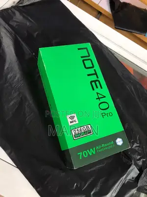 New Infinix Note 40 Pro 256 GB Black