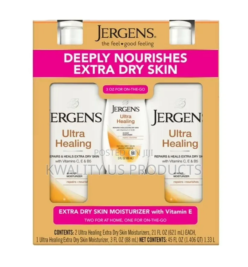 Jergens Ultra Healing Body Lotion- 3 Pack