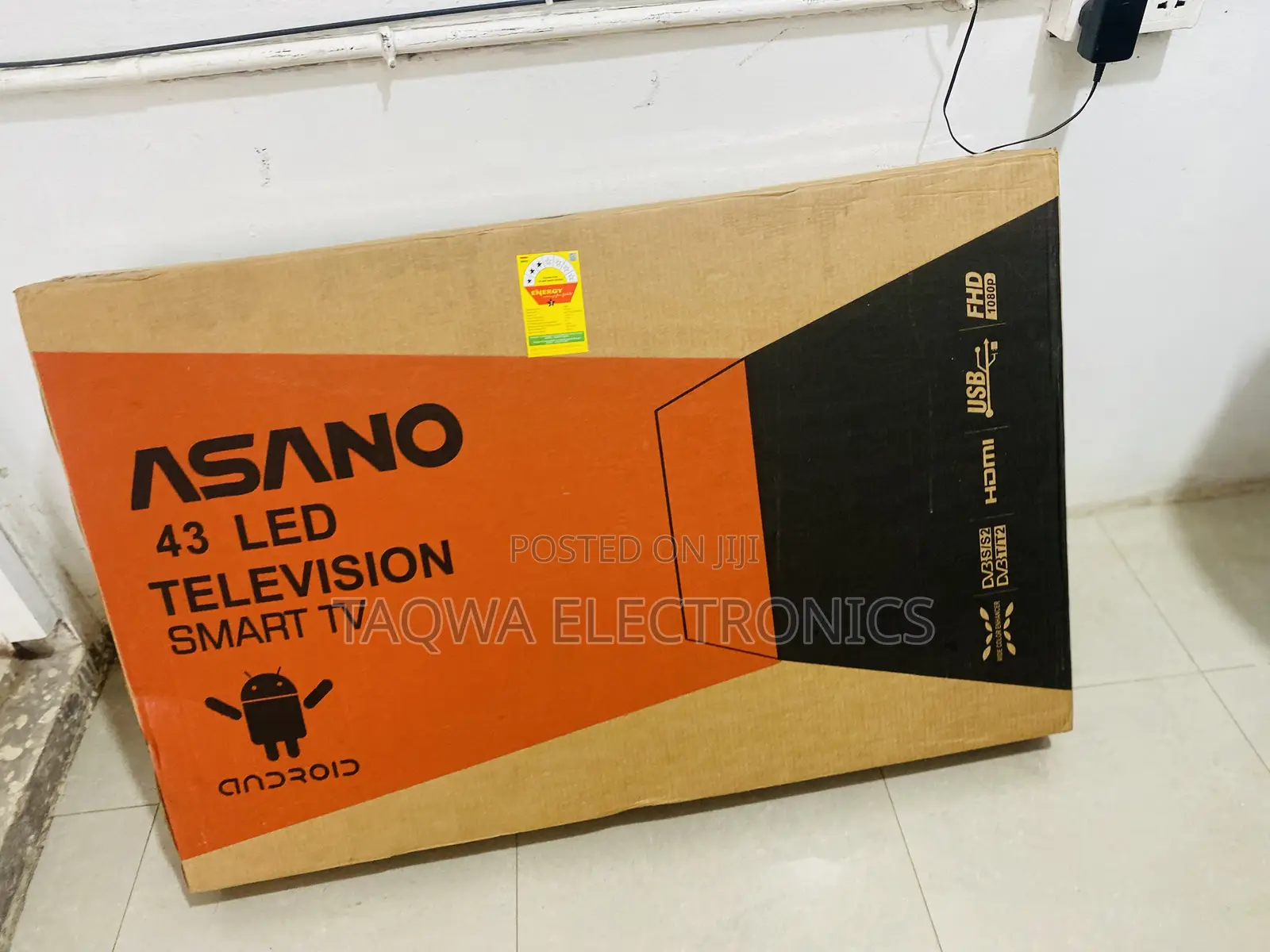 Asano Energy Saving 43 Inch Smart Television