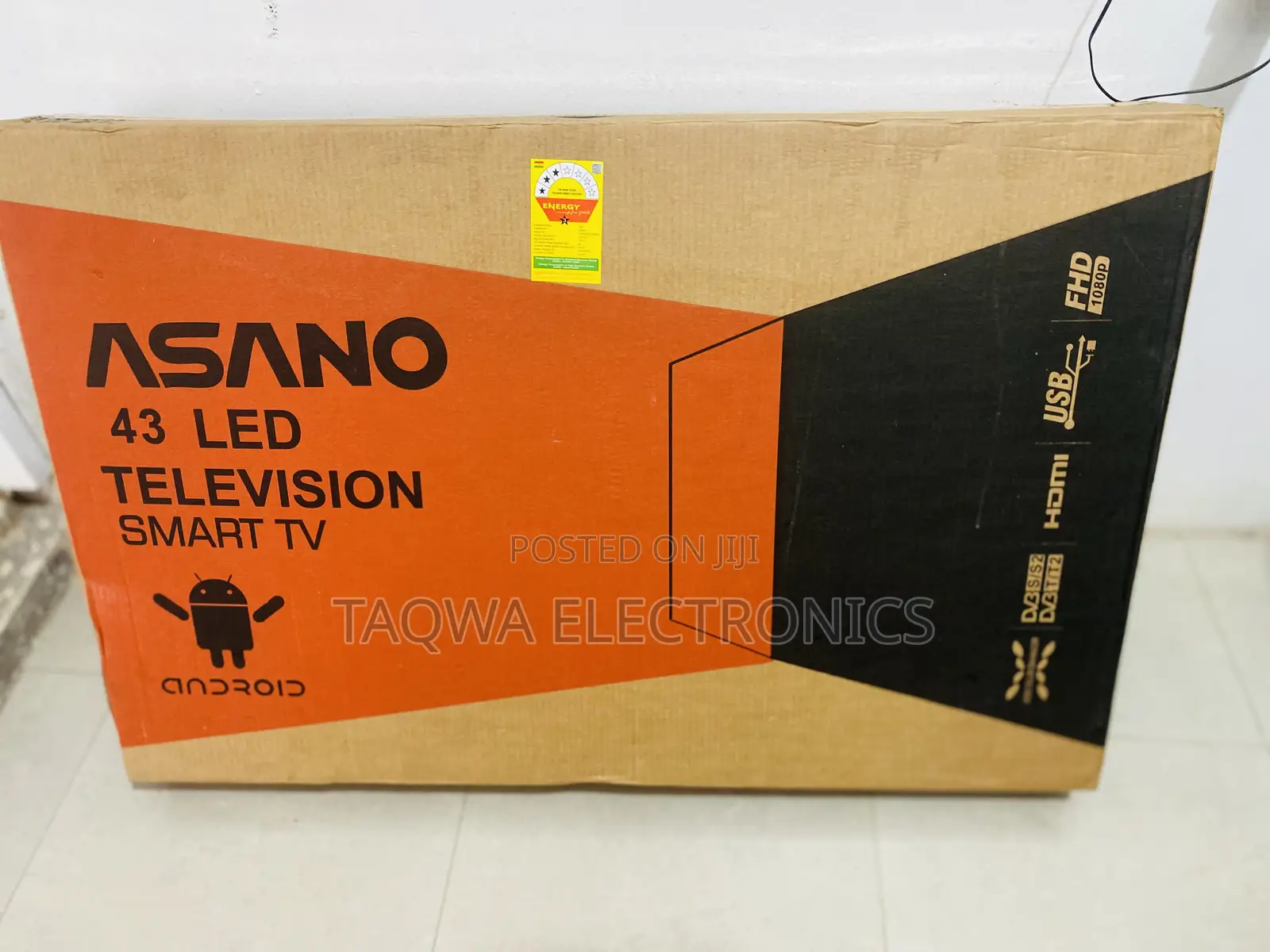 Asano Energy Saving 43 Inch Smart Television
