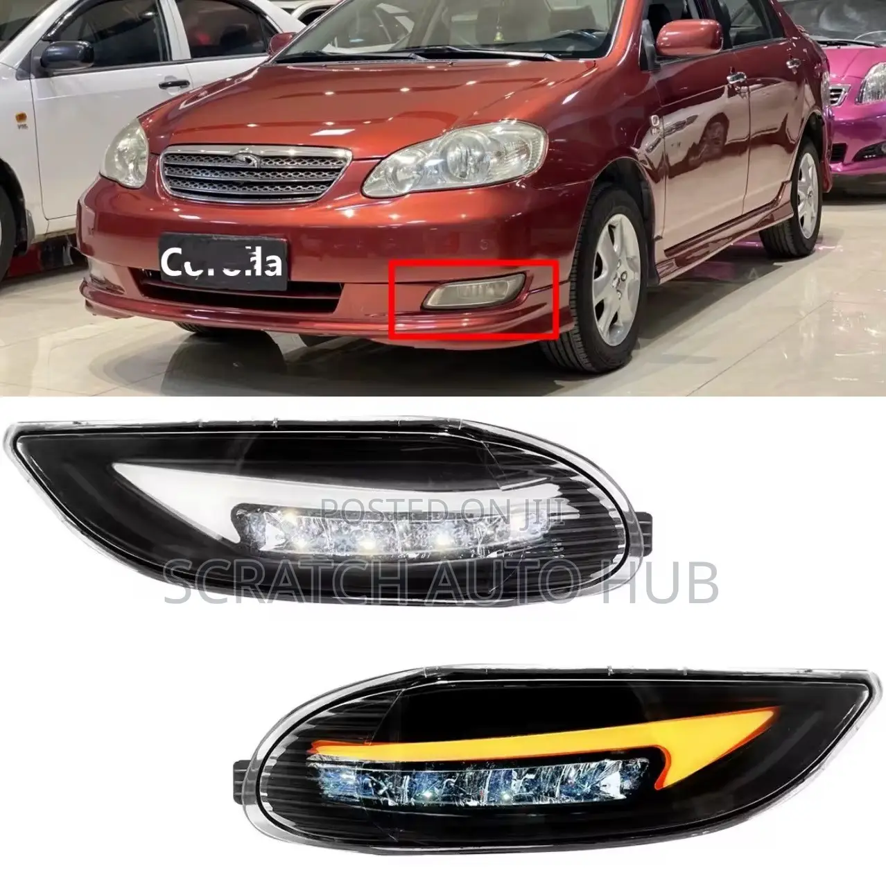 Toyota Corolla From 2005 Led Fog Light Available