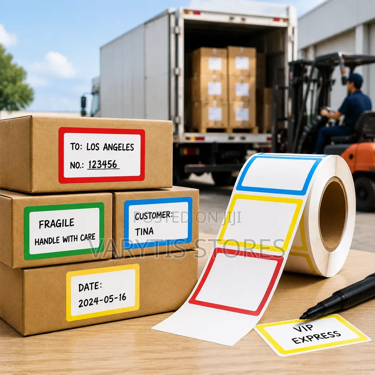 Label Sticker Rolls 90*60mm 300pcs/Roll