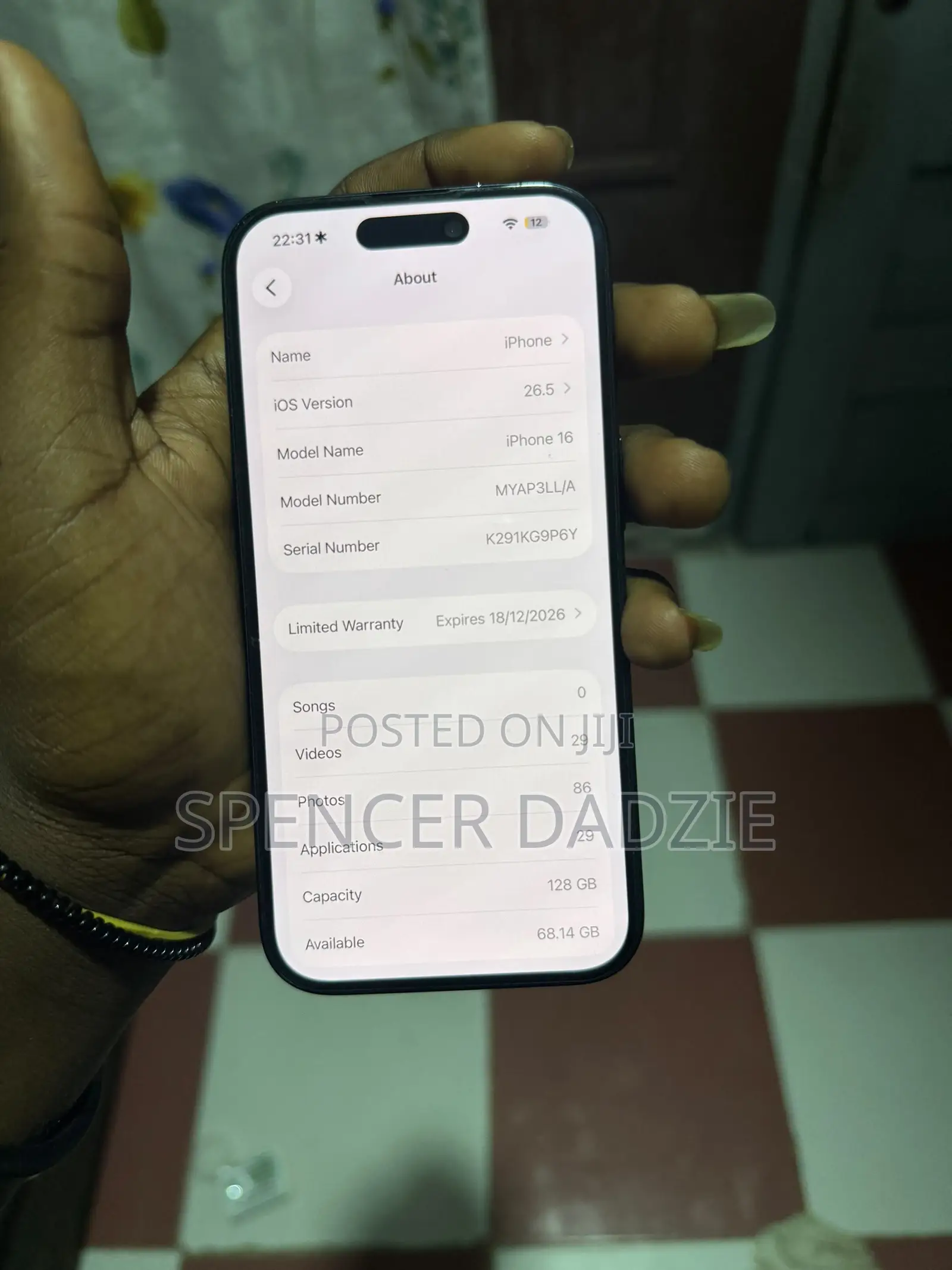 Apple iPhone 16 128 GB Black