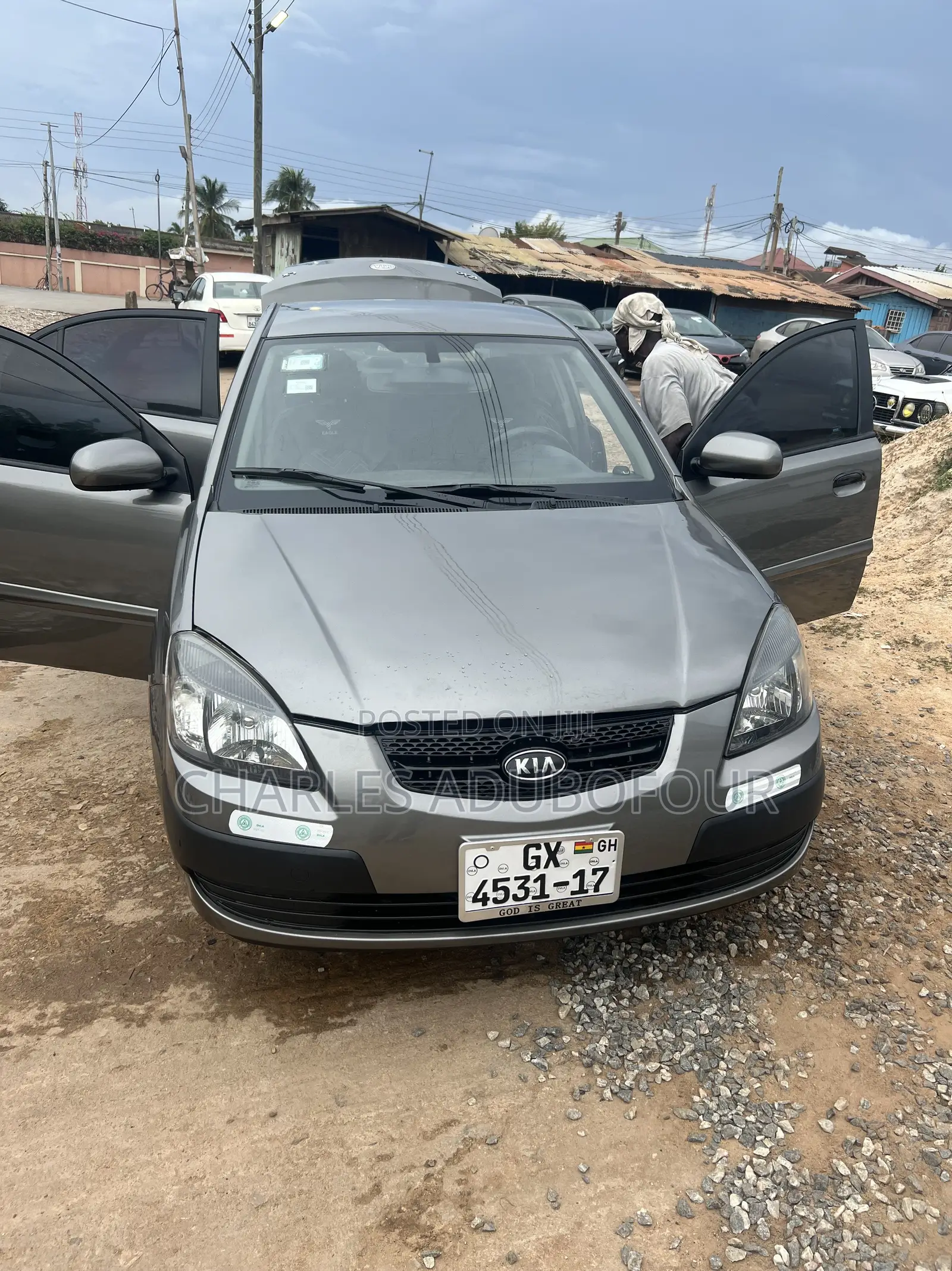 Kia Rio LX 4dr Sedan (1.6L 4cyl 4A) 2010 Gray