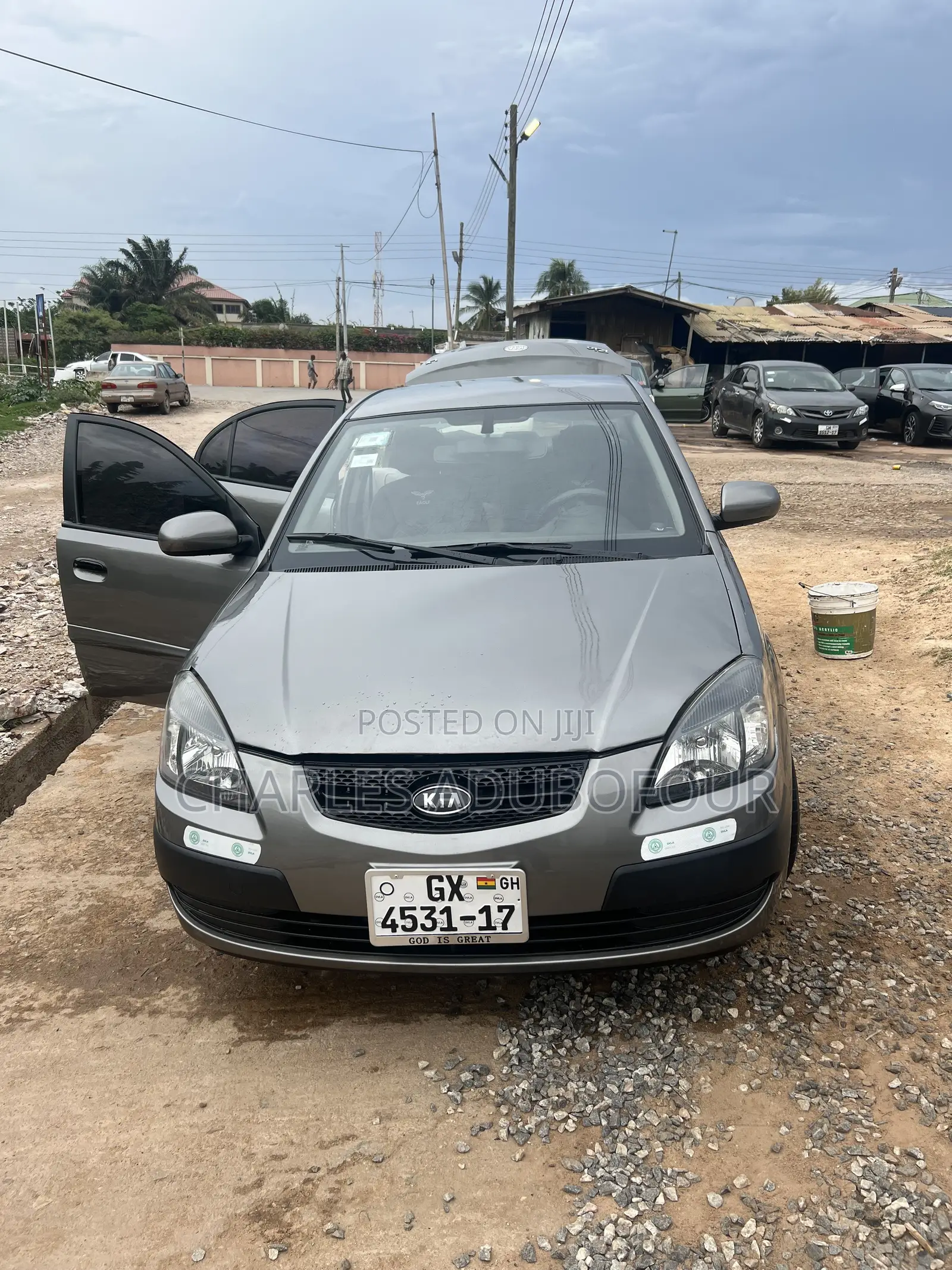 Kia Rio LX 4dr Sedan (1.6L 4cyl 4A) 2010 Gray