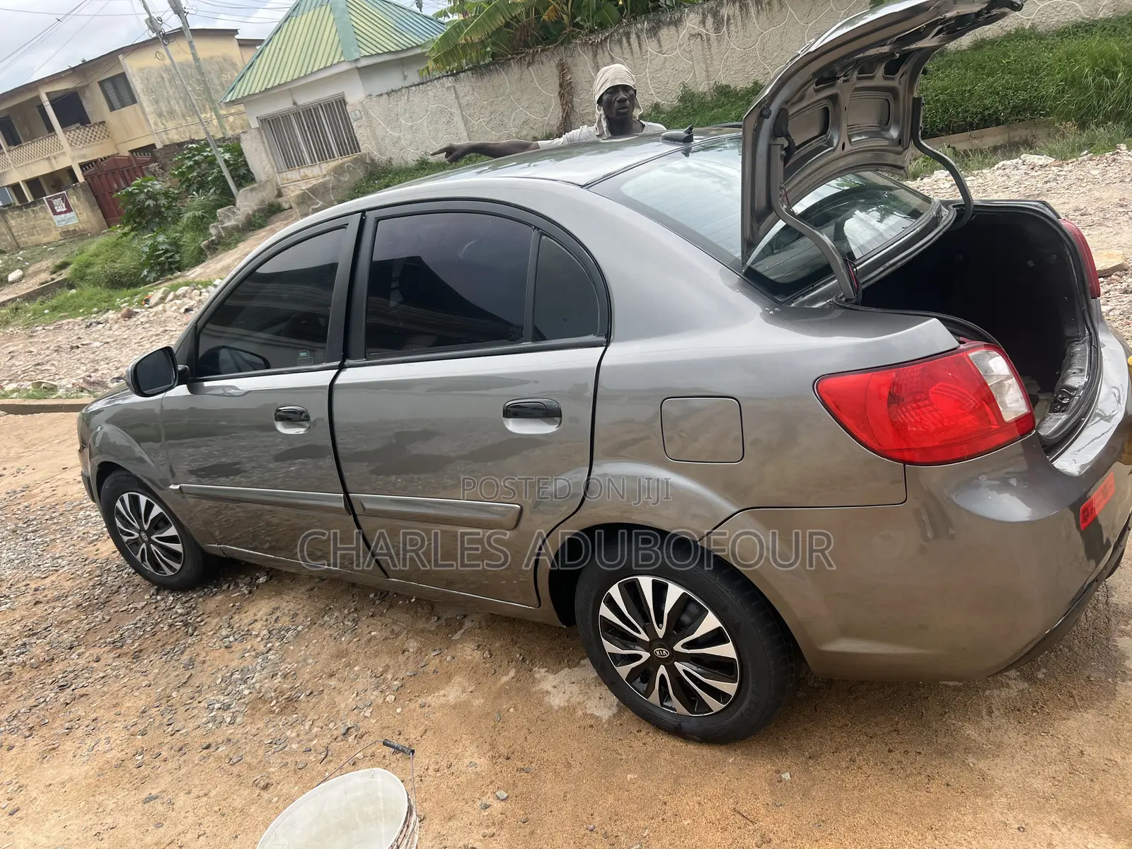 Kia Rio LX 4dr Sedan (1.6L 4cyl 4A) 2010 Gray