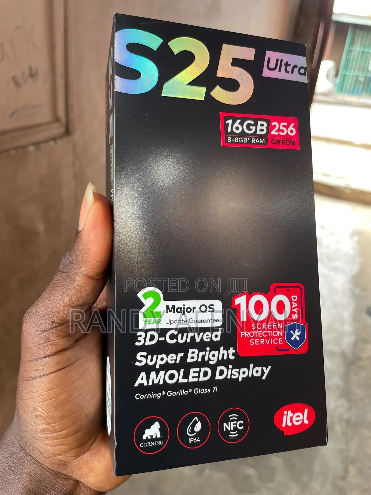 New Itel S25 Ultra 256 GB Black